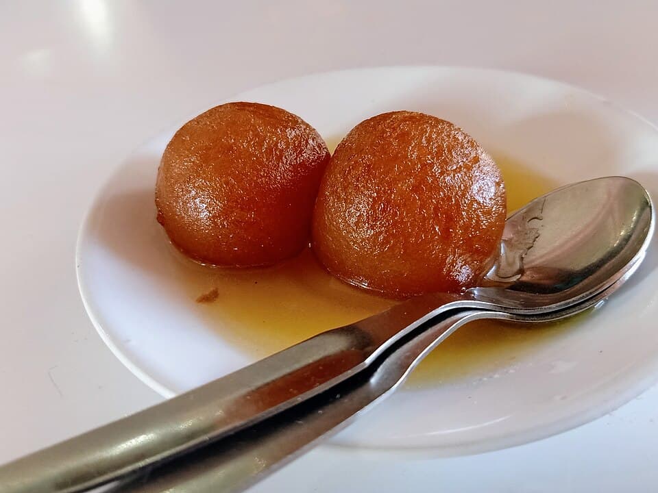 Sample menu: Gulab Jamun